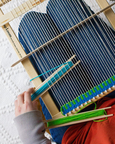 14.5" x 18.5" LapLoom B by Friendly Loom™-Weaving-Friendly Loom-Acorns & Twigs