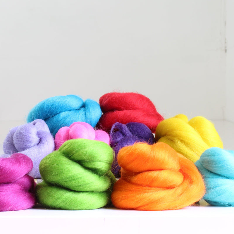 Bright Wool Bundles-Pre-Packaged Wool Sets-Hawthorn Handmade-Acorns & Twigs