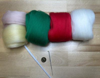 Wool Fairy Supply Kit-Needle Felting-Acorns & Twigs-Acorns & Twigs