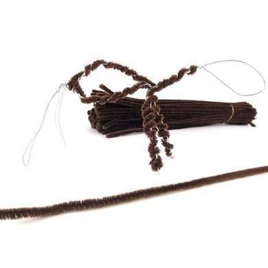 12" Brown Pipe Cleaners-Needle Felting-Acorns & Twigs-Acorns & Twigs