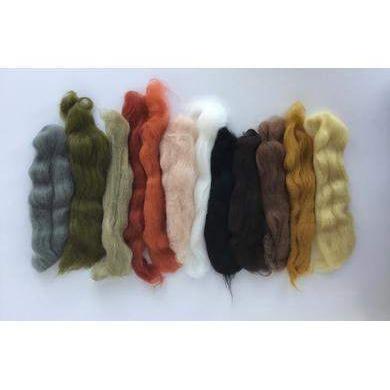 12 Nature Tones Color Set - Wool Top-Pre-Packaged Wool Sets-Acorns & Twigs-Acorns & Twigs