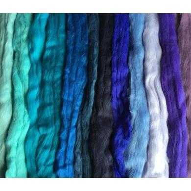 12 oz Blue Tones Merino Top-Pre-Packaged Wool Sets-Acorns & Twigs-Acorns & Twigs