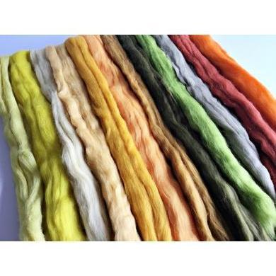 12 oz Yellow Tones Merino Top-Pre-Packaged Wool Sets-Acorns & Twigs-Acorns & Twigs