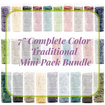 7" Complete Color Mini Pack by Friendly Loom™ Bundle-Potholder weaving-Friendly Loom-Acorns & Twigs