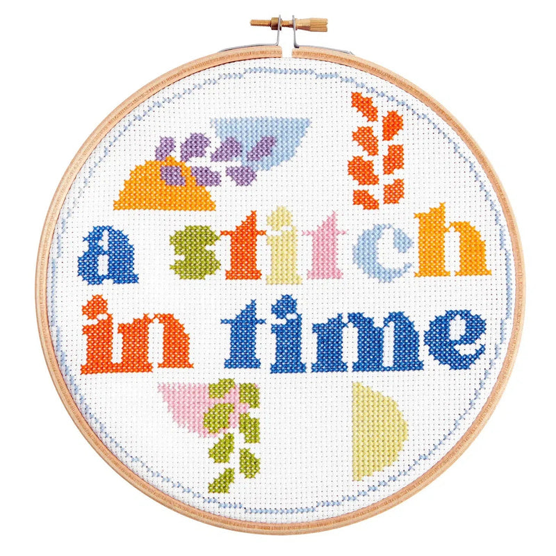 A Stitch in Time Cross Stitch Kit-Cross Stitch-Hawthorn Handmade-Acorns & Twigs