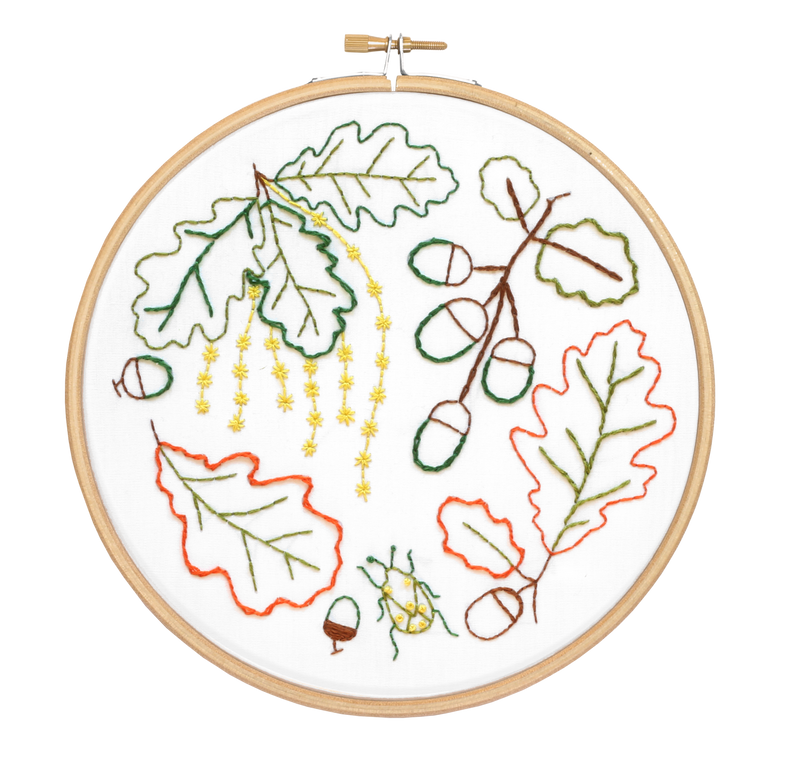 Ancient Oak Embroidery Kit-Embroidery-Hawthorn Handmade-Acorns & Twigs