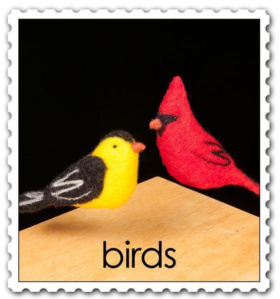 Birds Needle Felting Kit - Starter Kit-Needle Felting-WoolPets-Acorns & Twigs
