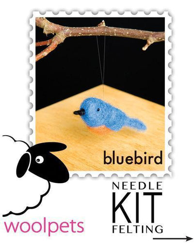 Bluebird Needle Felting Kit - Starter Kit-Needle Felting-WoolPets-Acorns & Twigs