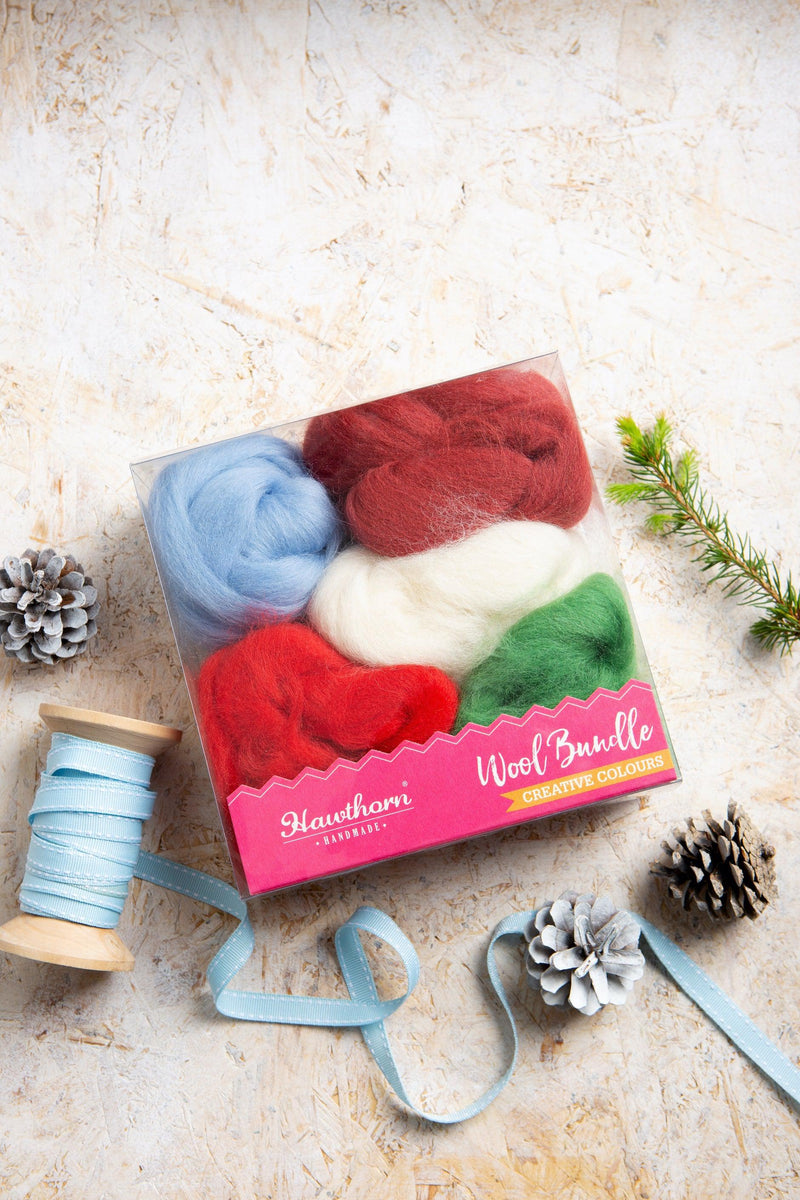 Christmas Wool Creativity Bundle-Pre-Packaged Wool Sets-Hawthorn Handmade-Acorns & Twigs