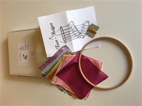 Dancing Fairy Mobile Kit, Plant-Dyed Silks - 12 Colors-Kit-Filges-Acorns & Twigs