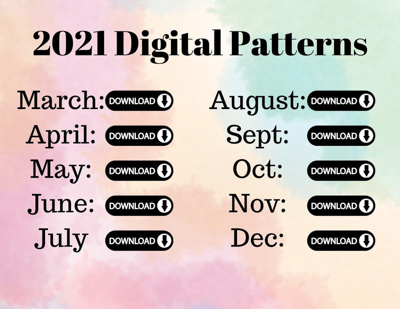 Digital Patterns -2021 -Keep On Looping-Past KOL Boxes-Keep On Looping-Acorns & Twigs