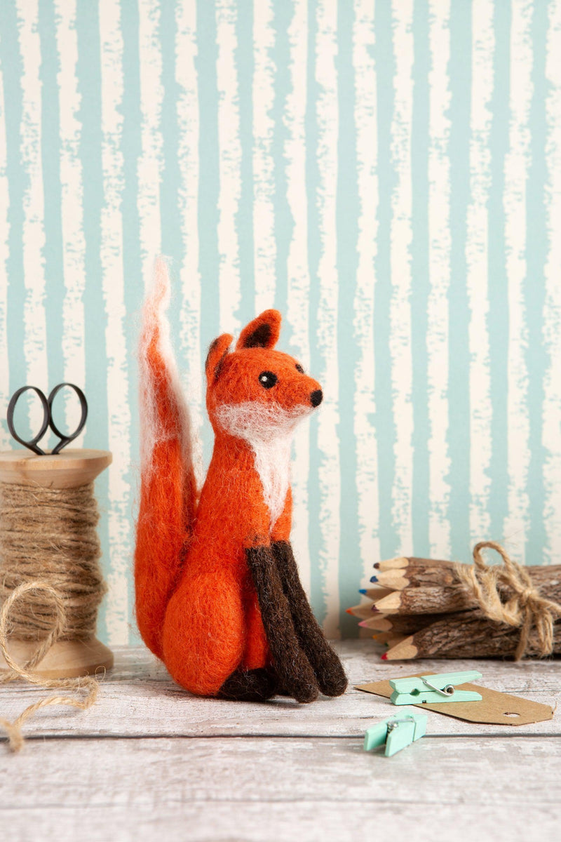 Fox Needle Felting Kit-Needle Felting-Hawthorn Handmade-Acorns & Twigs