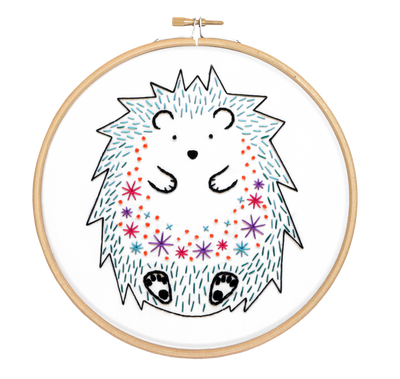 Hedgehog Embroidery Kit-Embroidery-Hawthorn Handmade-Acorns & Twigs