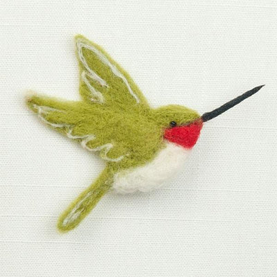 Hummingbird Felting Kit - Bird Pin-Needle Felting-WoolPets-Acorns & Twigs