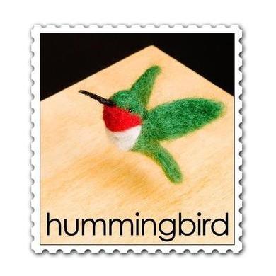 Hummingbird Needle Felting Kit - INTERMEDIATE-Needle Felting-WoolPets-Acorns & Twigs