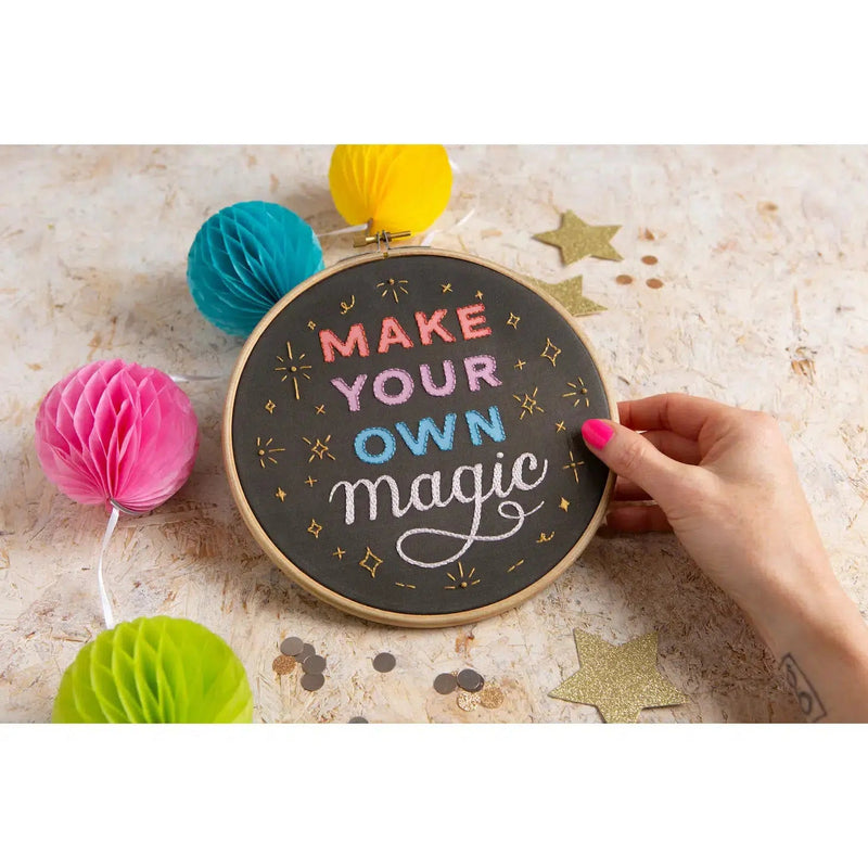 Make Your Own Magic Embroidery Kit-Cross Stitch-Hawthorn Handmade-Acorns & Twigs