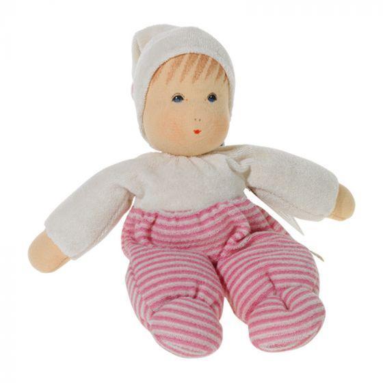 Nanchen Doll Mopschen 12.6" - Pink/Cream-Doll-Nanchen-Acorns & Twigs