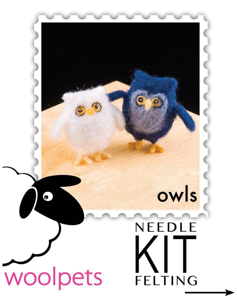Owl Needle Felting Kit - Intermediate-Needle Felting-WoolPets-Acorns & Twigs