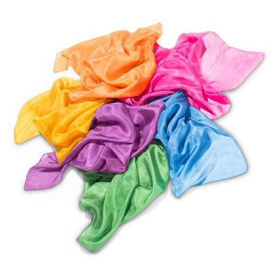 Plant-Dyed Silk Cloths 35.4 x 35.4" - Bold Colors-Silk Cloths-Filges-Acorns & Twigs