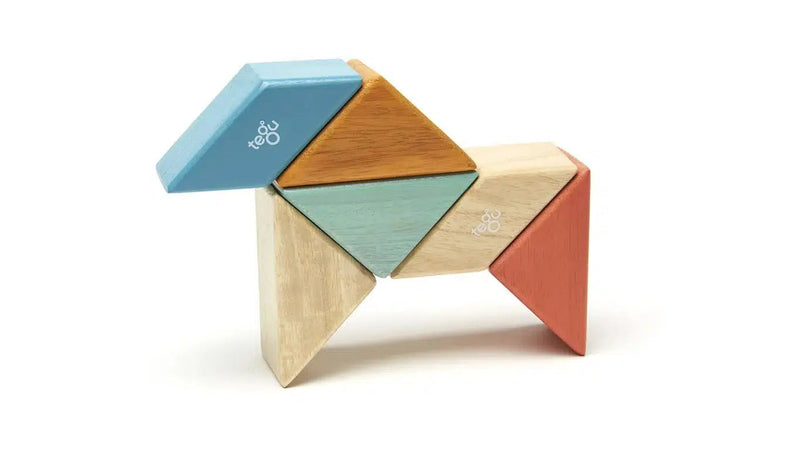 Pocket Pouch Prism - Magnetic Wooden Block Set-Wooden blocks-Tegu-Acorns & Twigs