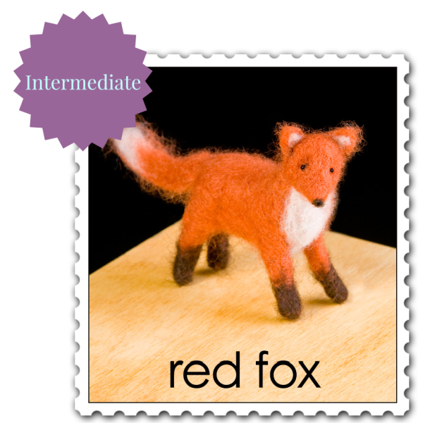 Red Fox Needle Felting Kit - Intermediate-Needle Felting-WoolPets-Acorns & Twigs