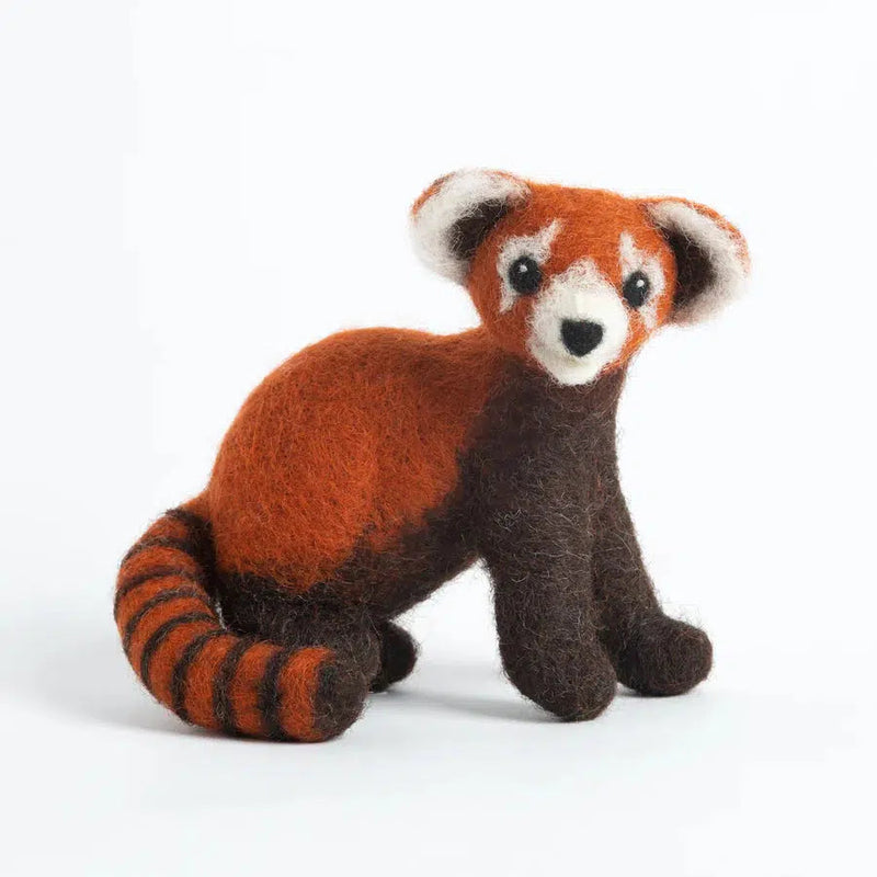 Red Panda Needle Felting Kit-Needle Felting-Hawthorn Handmade-Acorns & Twigs