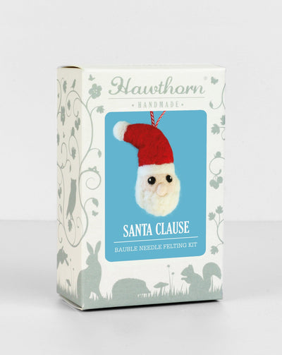 Santa Bauble Mini Felting Kit-Needle Felting-Hawthorn Handmade-Acorns & Twigs