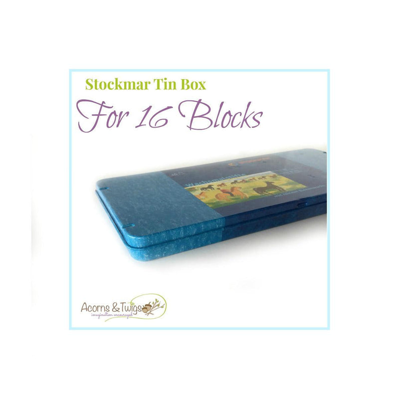 Stockmar Empty Case for 16 Blocks-Block Case-Stockmar-Acorns & Twigs