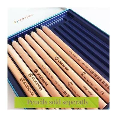 Stockmar Empty Tin Case for Colored Pencils - Parrot-Pencil Case-Stockmar-Acorns & Twigs