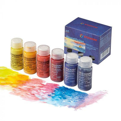 Stockmar Watercolor Paints - 20 ml Basic Set (6 Assorted)-Painting-Stockmar-Acorns & Twigs