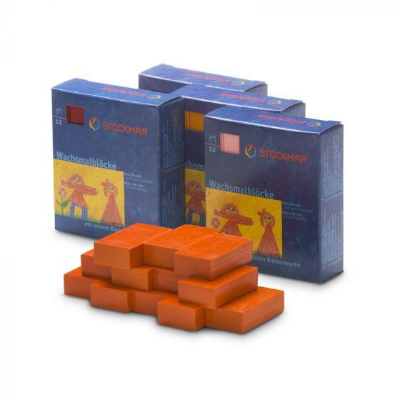 Stockmar Wax Block Crayons - Box of 12-Coloring Blocks-Stockmar-Acorns & Twigs