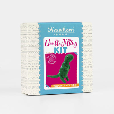 T-Rex Mini Needle Felting Kit-Needle Felting-Hawthorn Handmade-Acorns & Twigs