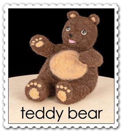 Teddy Bear Special Edition Needle Felting Kit - Intermediate-Needle Felting-WoolPets-Acorns & Twigs