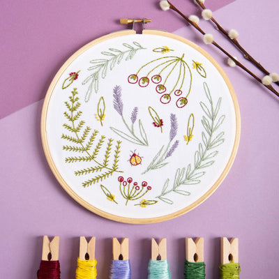 Wildwood Embroidery Kit-Embroidery-Hawthorn Handmade-Acorns & Twigs