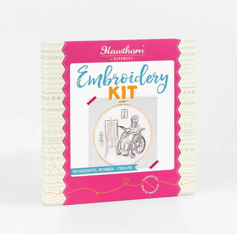 Wonderful Women-Create Embroidery Kit-Embroidery-Hawthorn Handmade-Acorns & Twigs