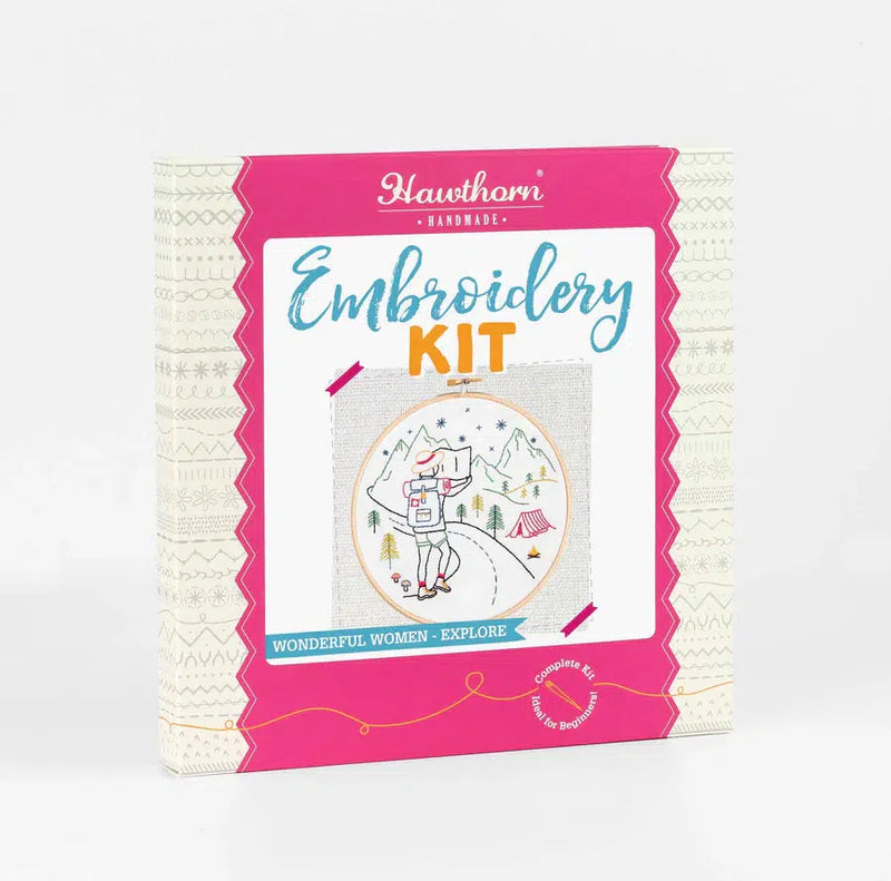 Wonderful Women-Explore Embroidery Kit-Embroidery-Hawthorn Handmade-Acorns & Twigs