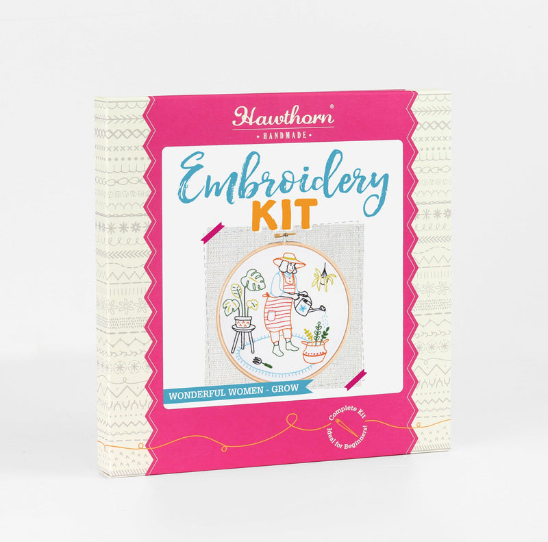 Wonderful Women-Grow Embroidery Kit-Embroidery-Hawthorn Handmade-Acorns & Twigs