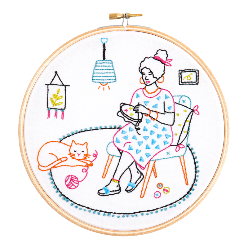 Wonderful Women-Relax Embroidery Kit-Embroidery-Hawthorn Handmade-Acorns & Twigs