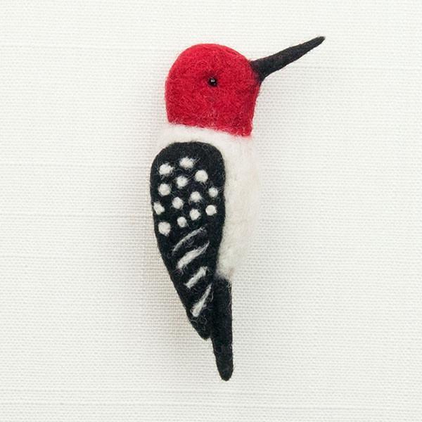 Woodpecker Felting Kit - Bird Pin-Needle Felting-WoolPets-Acorns & Twigs
